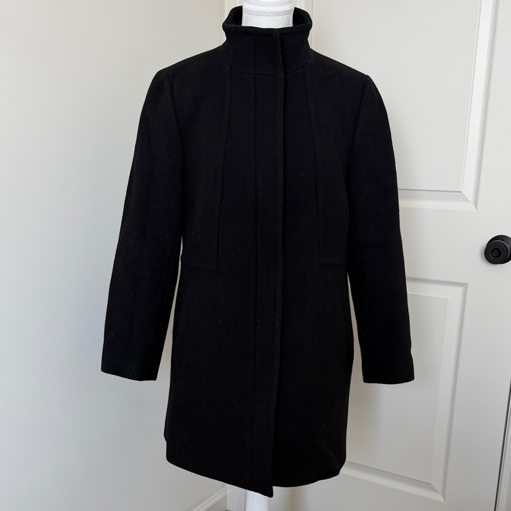 Talbots Classic Black Pea Coat